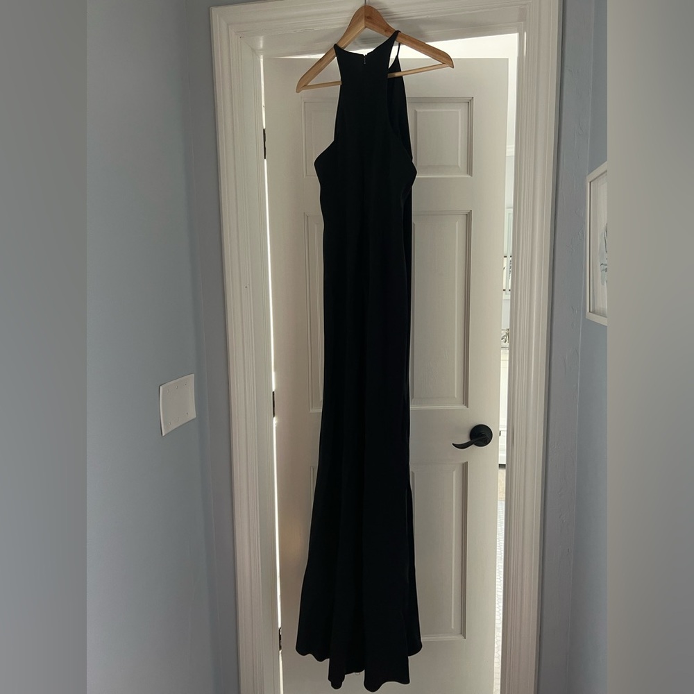 Badgley Mischka Black Halter Gown for Weddings